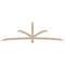 Ekena Millwork Davenport Smooth Timber Gable Bracket, Douglas Fir, 108"W x 31 1/2"H x 1 1/2"D x 3 1/2"F, 7/12 Pitch GBW108X31X0204DAV00SDF - alternate 1